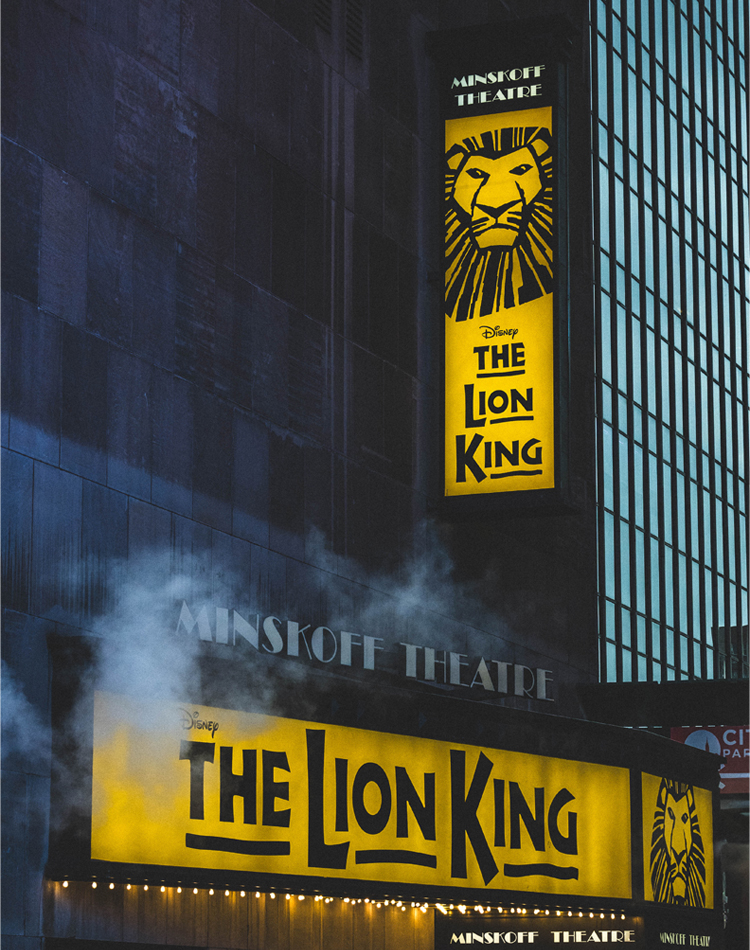 Devanture de Broadway - Lion King