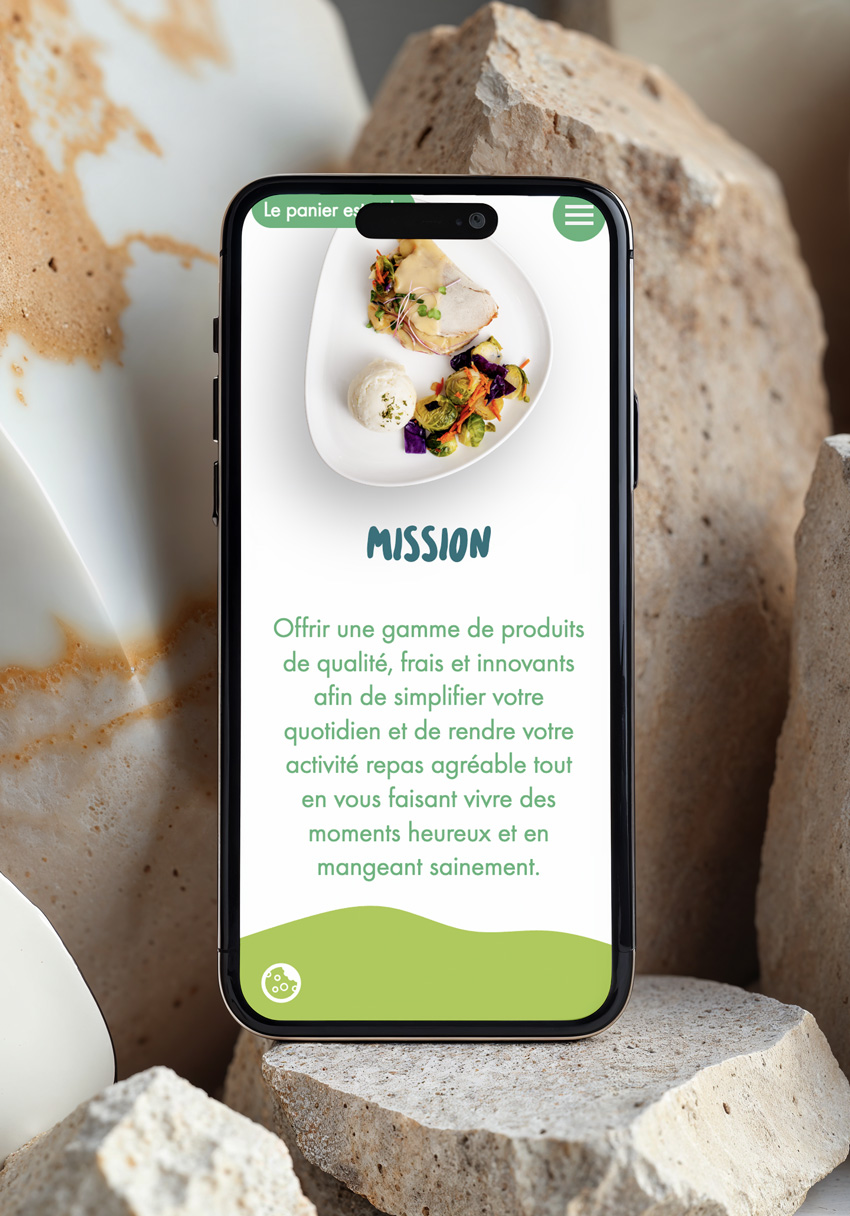 Site web Tout Frais dans le Bec sur mobile